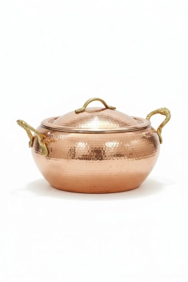 Hammered Copper Stew Pot Medium