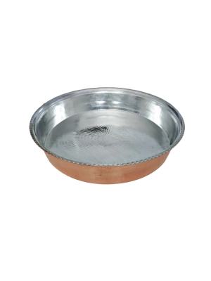 Hammered Copper Mixing Bowl 15 in