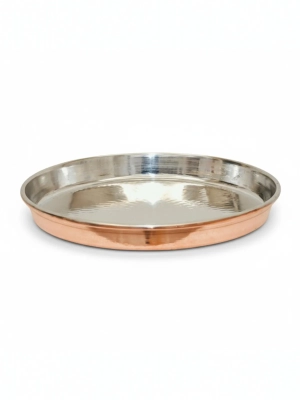 Hammered Tinned Copper Baking Pastry Tray-13.4 in