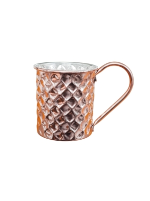 Handmade Copper Mug with Handle  450 ml