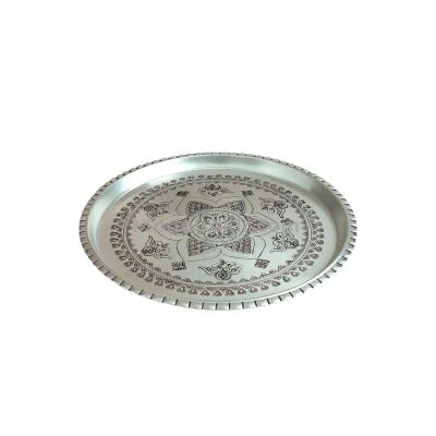Bakır Şark Köşesi Tepsi 27 Cm