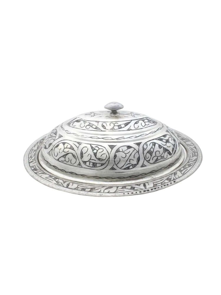 Ağır İşlemeli Kayık Sahan 40 cm - Görsel 1