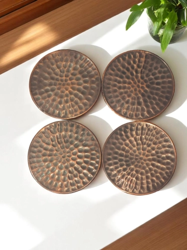 Bakır Bardak Altı Patina - Görsel 4