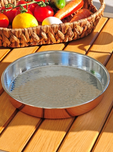 Bakır Fırın Tepsi 24 cm - Görsel 2