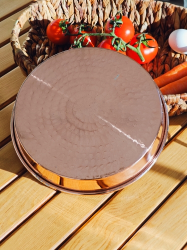 Bakır Fırın Tepsi 24 cm - Görsel 5