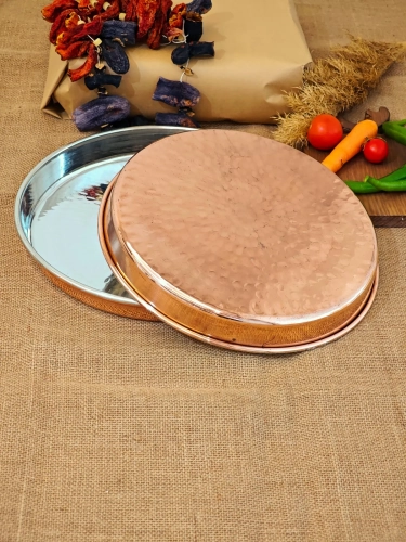 Bakır Fırın Tepsi 29 cm - Görsel 5