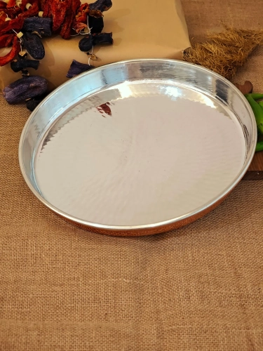 Bakır Fırın Tepsi 34 cm - Görsel 3