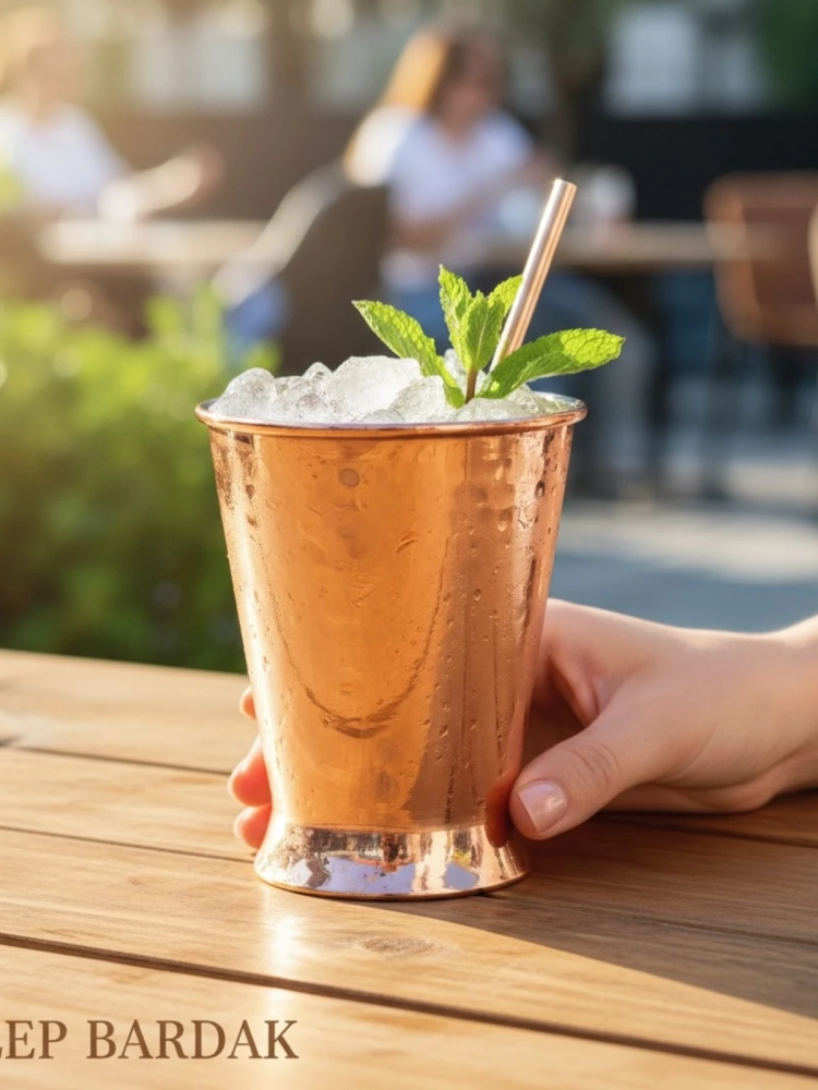 Bakır Julep Bardak - Görsel 2