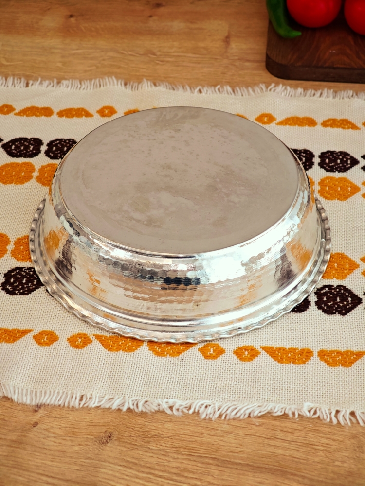 Bakır Kalaylı Derin Fırın Tepsi 24 cm - Görsel 6