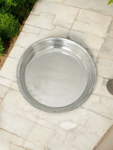 Bakır Çiğ Köfte Leğeni 54 Cm - Görsel 3