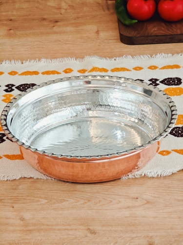 Bakır Paşa Sahani 24 cm - Görsel 5