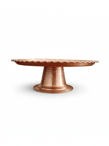 Bakır Pasta Standı 27 cm - Görsel 1
