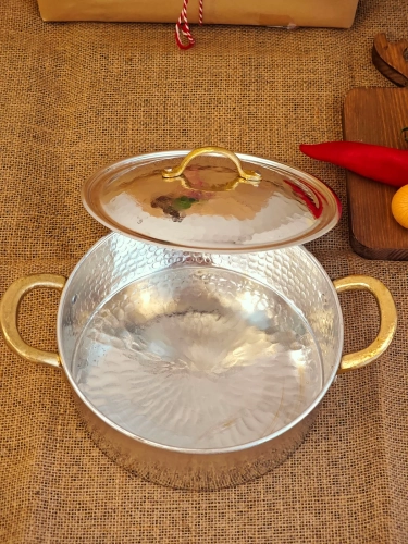 Bakır Pilav Tencere 20 cm - Görsel 5