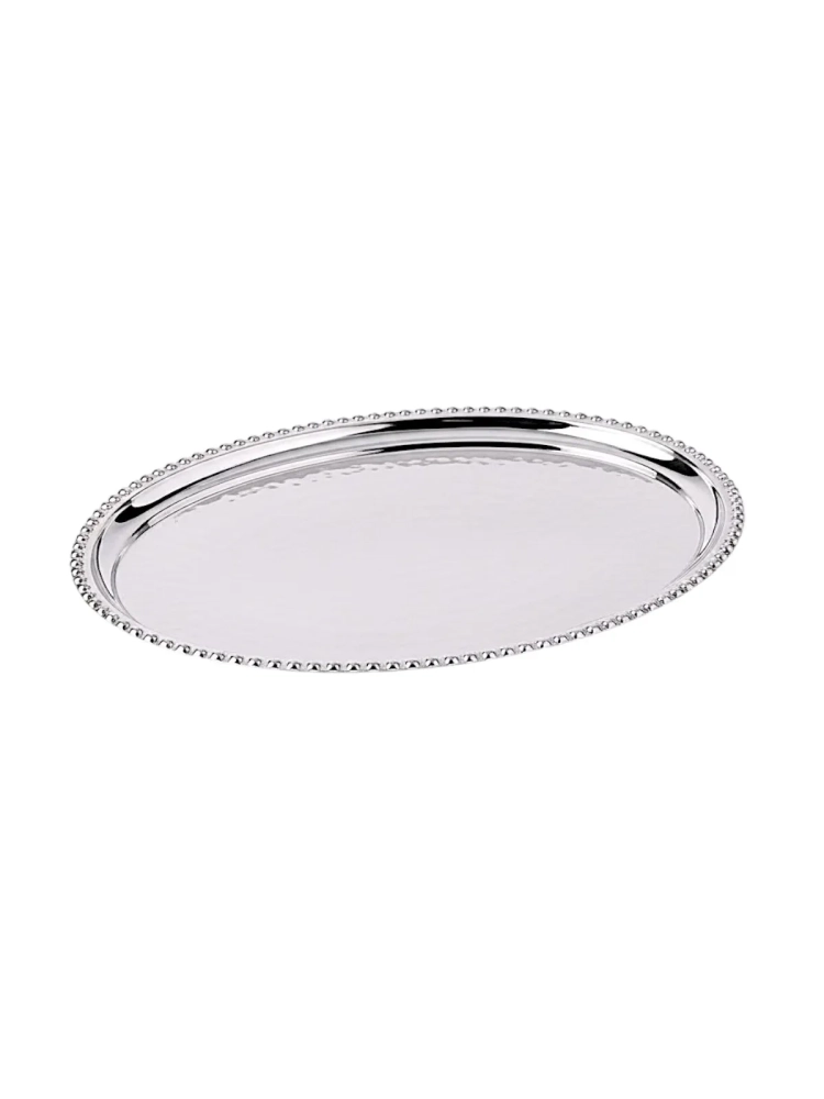 Bakır Servis Kayık Tabak 47 cm - Görsel 1