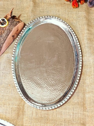 Bakır Servis Kayık Tabak 47 cm - Görsel 2