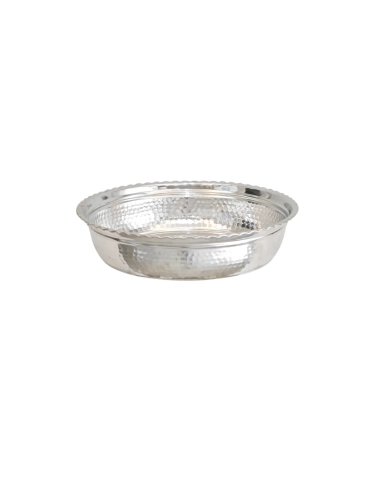 Bakır Servis Sunum Derin Tabak 24 cm - Görsel 1