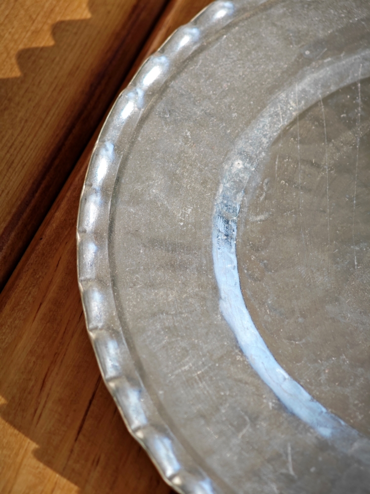 Bakır Supla Tabak 22 Cm - Görsel 5