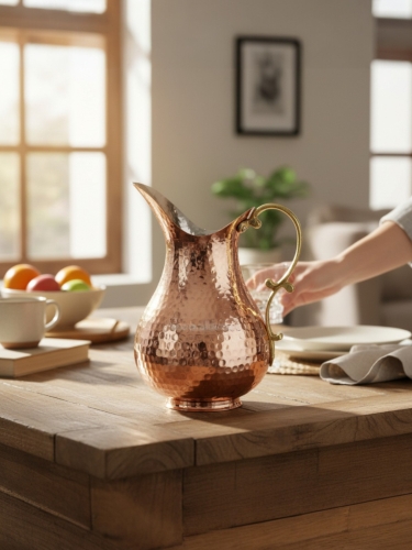 Bakır Sürahi 2.5 Litre - Görsel 3