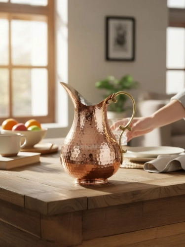 Bakır Sürahi 2.5 Litre - Görsel 3