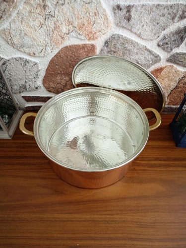 Bakır Tencere 28 Cm - Görsel 4