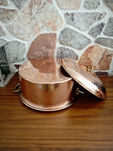 Bakır Tencere 22 Cm - Görsel 5