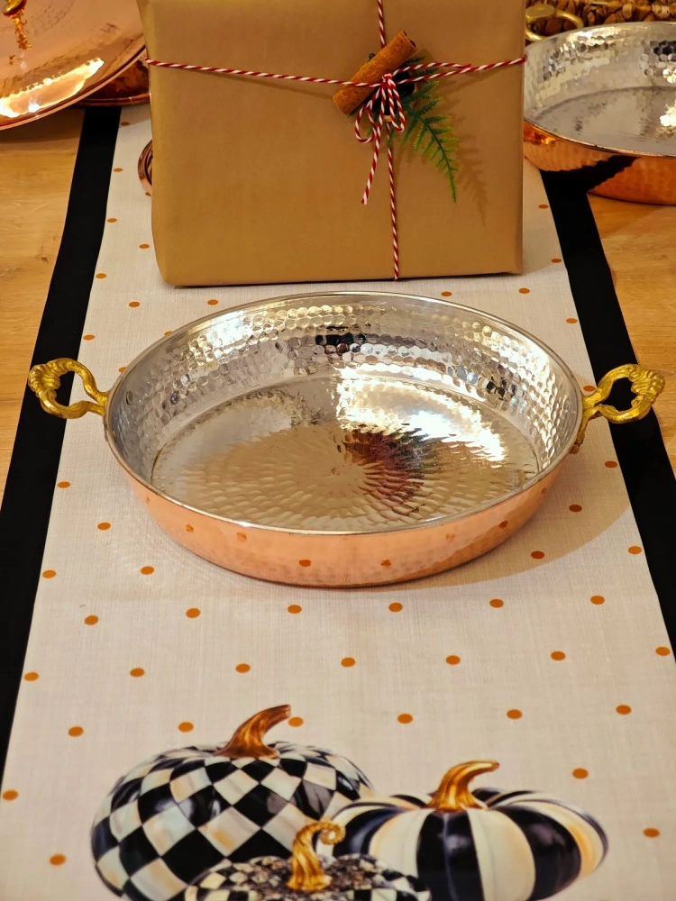 Bakır Yumurta Tava 24 cm - Görsel 5