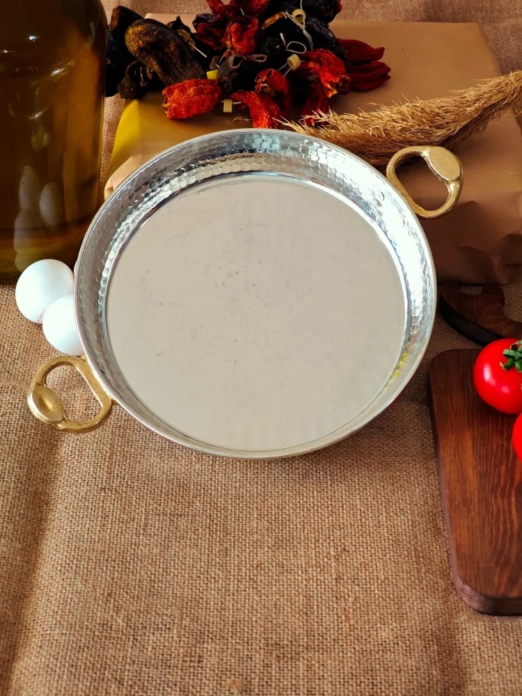 Kalın Bakır Tava Kalaylı 3'lü Set - Görsel 5