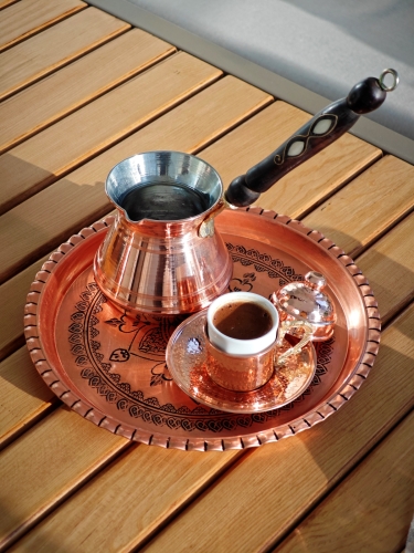Maras Bakır Cezve 4 Kişilik - Görsel 3