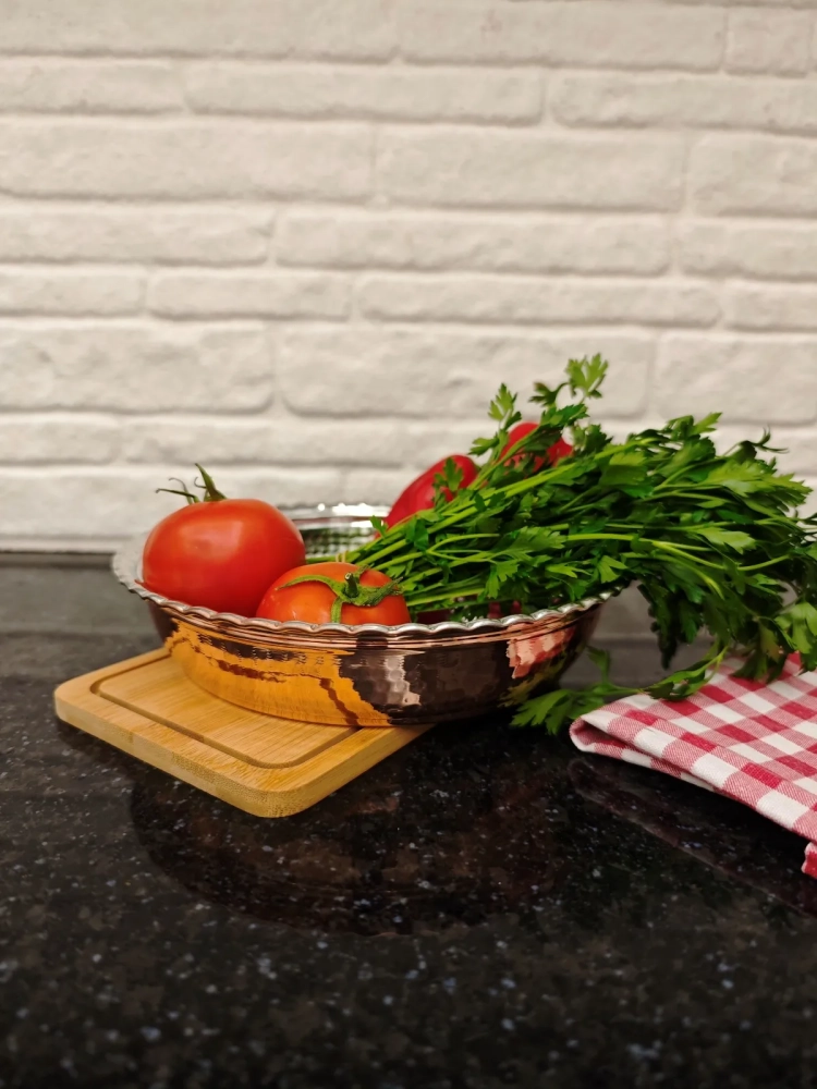 Bakır Paşa Sahani 18 Cm - Görsel 5